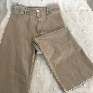 zara khaki pants